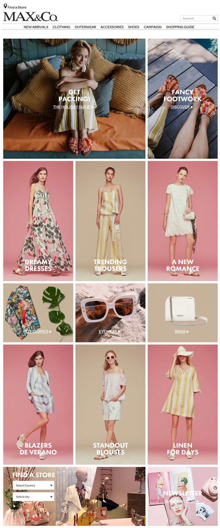 Max&Co法国官网：意大利年轻女性时尚品牌
